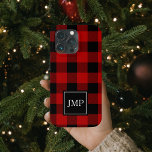 Modern Red Buffalo Plaid | Personal Initial  iPhone 13 Pro Case<br><div class="desc">Elevate your style with our Modern Red Buffalo Plaid Personal Initial product,  exclusively available on Zazzle! Whether you're looking to add a touch of rustic charm to your wardrobe or searching for the perfect personalised gift,  this product is designed just for you.</div>