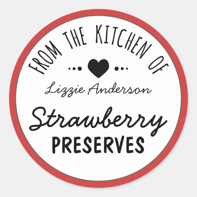 Modern Red From the Kitchen of Label (Front)