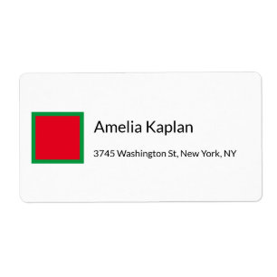 Modern Red Green White Minimalist Professional