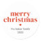 Modern Red Merry Christmas