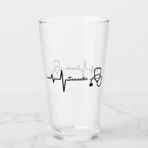 Modern Registered Nurse Graduation Gift  Glass