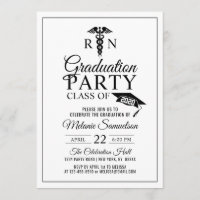 Modern Registered Nurse School RN GRADUATION Party