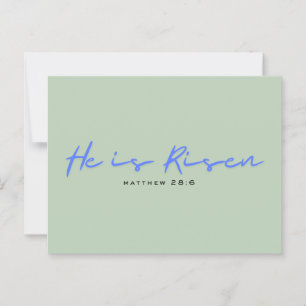 Modern religious easter card