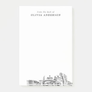 Modern Reno Nevada Professional Gift Personalised Post-it Notes
