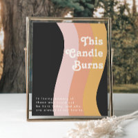 Modern Retro 70's Rainbow | Dark This Candle Burns