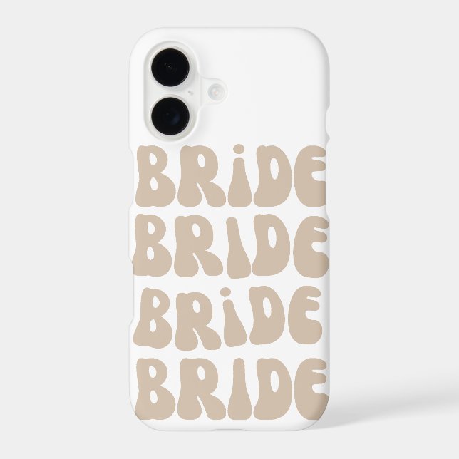 Modern Retro Bride Bachelorette Party Vintage (Back)