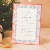 Modern Retro Colourful Holiday Christmas