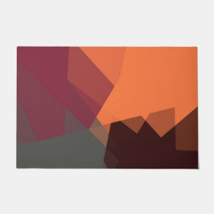 Modern Retro Colours Geometric #15 Doormat