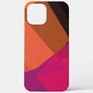 Modern Retro Colours Geometric #22 iPhone 12 Pro Max Case