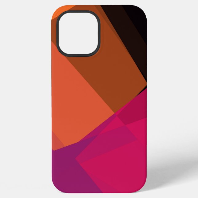 Modern Retro Colours Geometric #22 iPhone Case (Back)