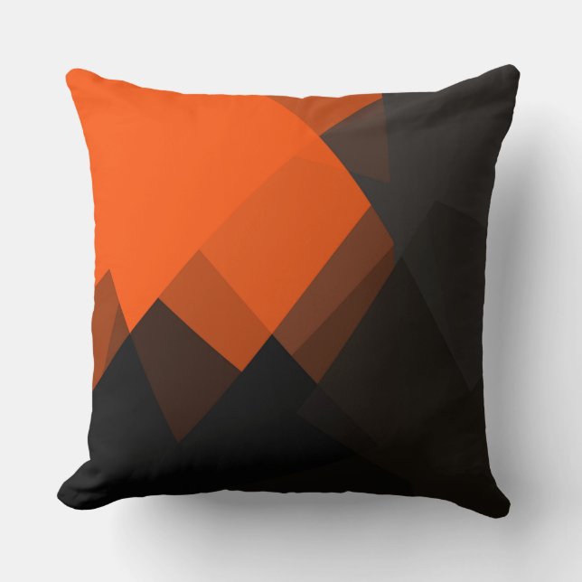 Modern Retro Colours Geometric #28 Cushion (Front)