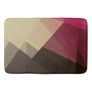 Modern Retro Colours Geometric #29 Bath Mat
