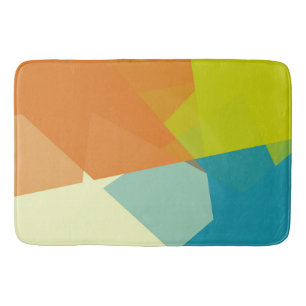 Modern Retro Colours Geometric #30 Bath Mat