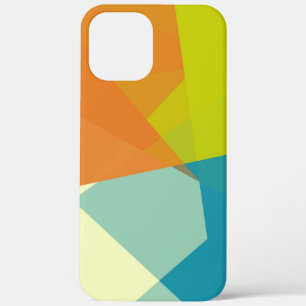 Modern Retro Colours Geometric #30 iPhone 12 Pro Max Case