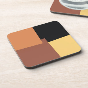 Modern Retro Colours Geometric #35 Coaster