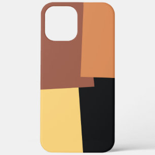 Modern Retro Colours Geometric #6 iPhone 12 Pro Max Case