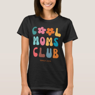 Modern Retro Cool moms club Vintage Groovy T-Shirt