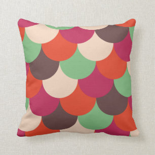 Modern Retro decorative pillow 70s 60s style