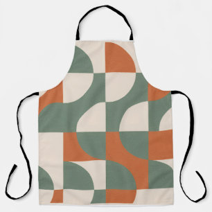 Modern Retro Geometric Apron