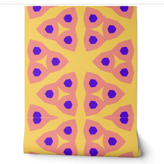Modern retro pattern wallpaper