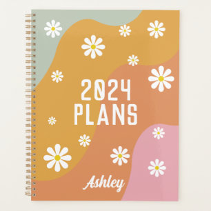 Modern Retro Personalised  Planner