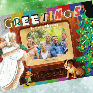 Modern Retro Photo Christmas Holiday