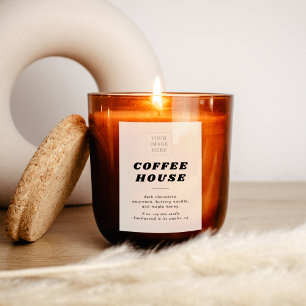 Modern Retro Style Candle Or Food Label