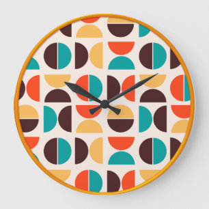 Modern Retro Style Large Clock