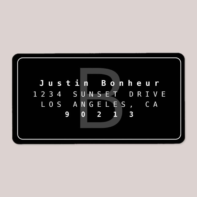 Modern Return Address Label (Creator Uploaded)