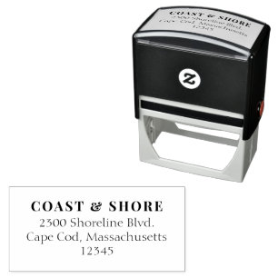 Modern Return Address Labels Self-inking Stamp