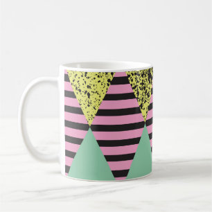 Modern Rhombus: Abstract Seamless Style. Coffee Mug