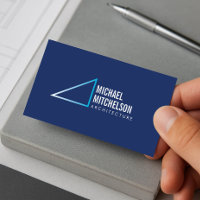 Modern Right Angle Architecture Blue