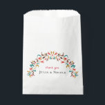 Modern Romantic Elegant Floral Wreath Wedding Favour Bags<br><div class="desc">Beautiful Invitation to celebrate Special occasions and festivals comes with digital and E-invitation as per your request. We would love to replicate our designs to make multiple products like rsvp cards, labels envelopes, and more. Customisation is available for ready to print on request at info@shamaurcreatif@gmail.com. Look Forward to hearing from...</div>