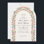 Modern Romantic Elegant Floral Wreath Wedding Invitation<br><div class="desc">Beautiful Invitation to celebrate Special occasions and festivals comes with digital and E-invitation as per your request. We would love to replicate our designs to make multiple products like rsvp cards, labels envelopes, and more. Customisation is available for ready to print on request at info@shamaurcreatif@gmail.com Look Forward to hearing from...</div>