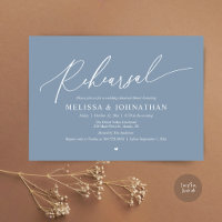 Modern Romantic Minimal Wedding Rehearsal Dinner