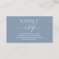 Modern Romantic, Online RSVP website