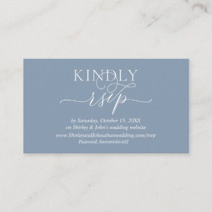 Modern Romantic, Online RSVP website Enclosure Card