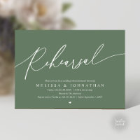 Modern Romantic Rehearsal Wedding Dinner Dancing