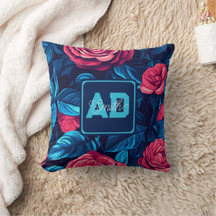 Modern Romantic Rose Keepsake Pillow