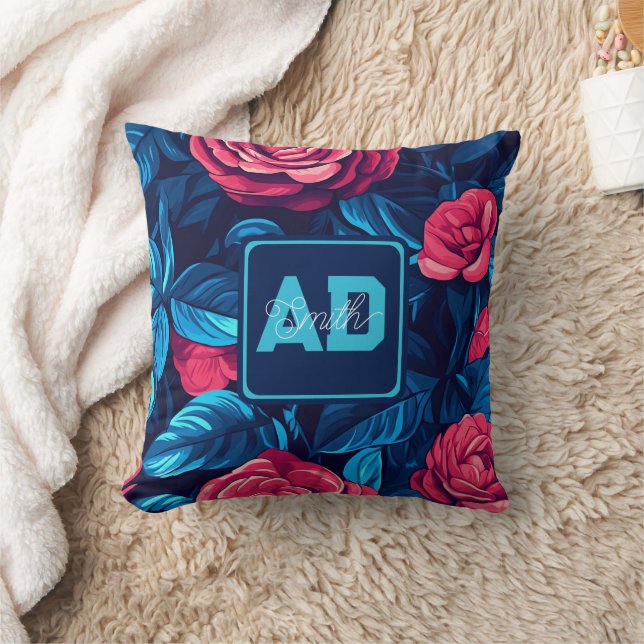Modern Romantic  Rose Keepsake Pillow (Blanket)