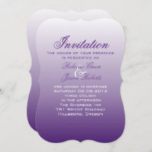 modern romantic summer lilac ombre purple wedding