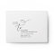 Modern Romantic Wedding RSVP Card Return