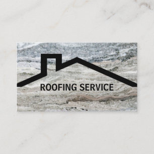 Modern Roofing Services Business Card