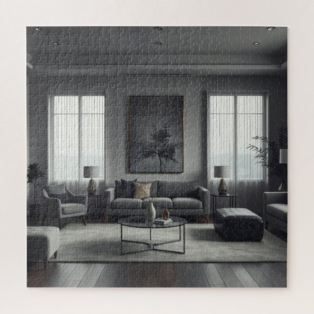 Modern Room Interior Design Jigsaw Puzzle (Vertical)