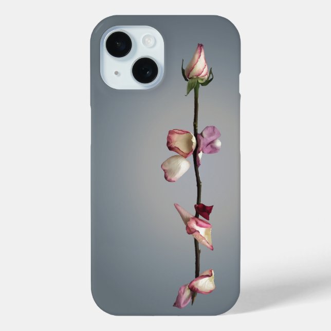 Modern Rose Beauty and the beast sentiment Case-Mate iPhone Case (Back)