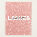 Modern Rose Gold Glitter Appointment Book Planner<br><div class="desc">Keep everything organised and ready with this Modern Rose Gold Glitter Appointment Book Planner. Perfect for your beauty salon, as you do hair, nails, brows, and lashes, and makeup, the appointment book will easily fill you engagements and make all the time for happy clients to come. It is fully editable...</div>