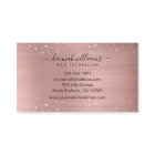 Modern Rose Gold Nail Technician 