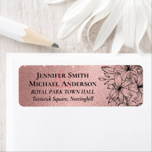 Modern Rose Gold Trendy Budget Wedding
