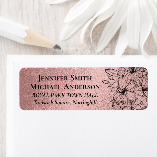 Modern Rose Gold Trendy Budget Wedding (Insitu)