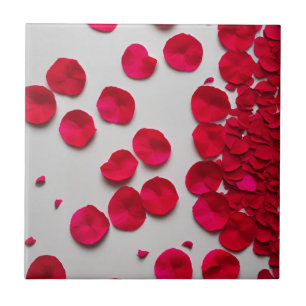 Modern Rose Petals Tile